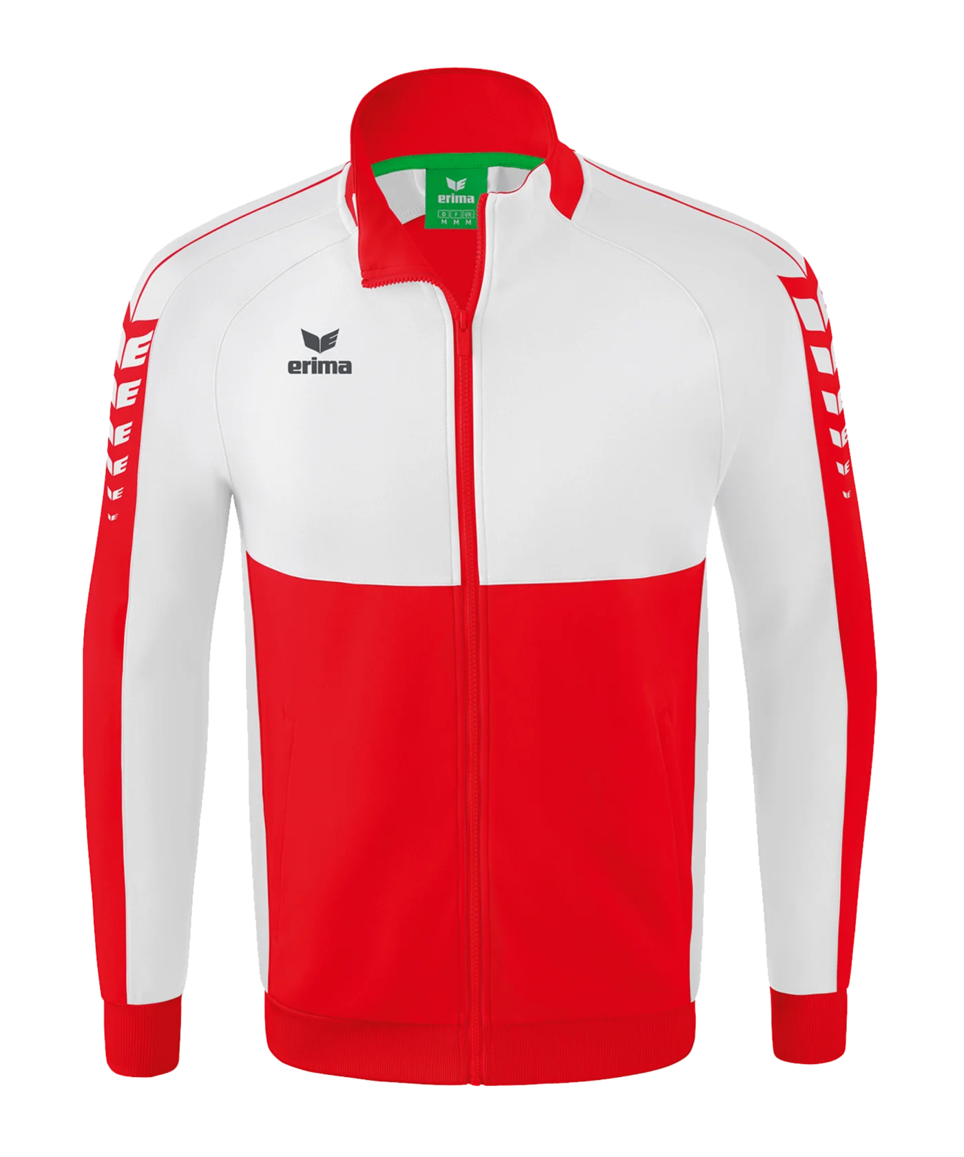 Erima Six Wings Trainingsjacke Kids Rot Weiss
