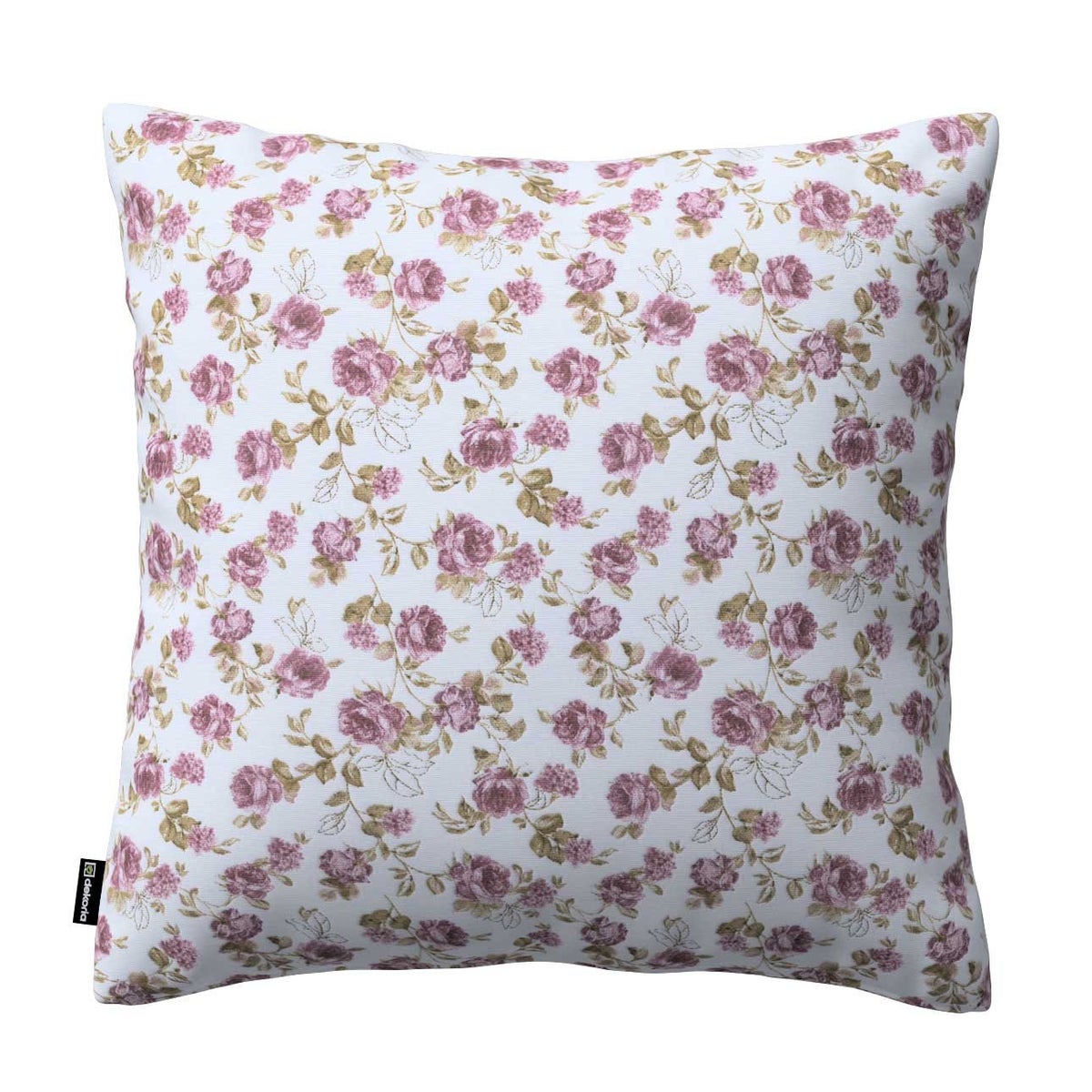 Kussensloop Bloemen roze, 50x50cm