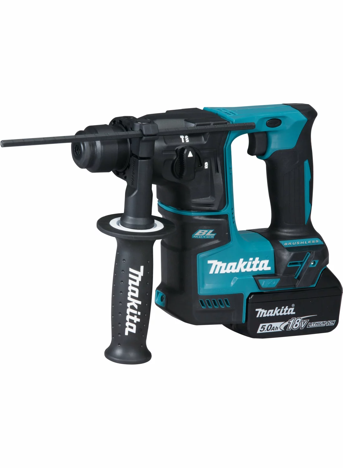 Makita DHR171RTJ 18V Li-Ion accu SDS-plus boorhamer set (2x 5,0Ah accu) in Mbox - 1,2J
