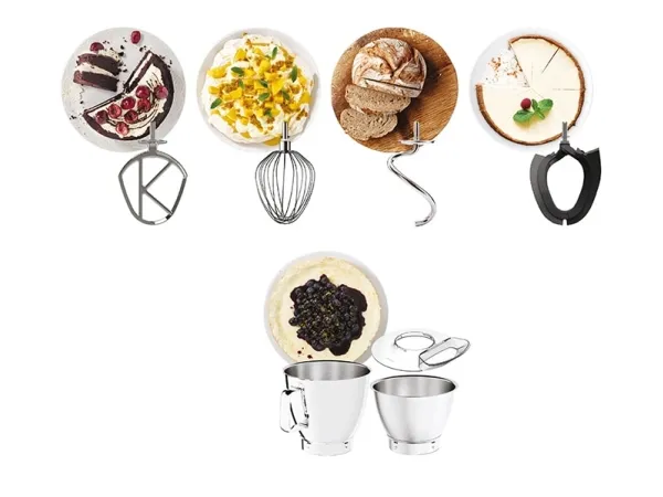 Kenwood Titanium Chef Baker XL KVL85.004SI - Køkkenmaskine - 1200 W - sølv