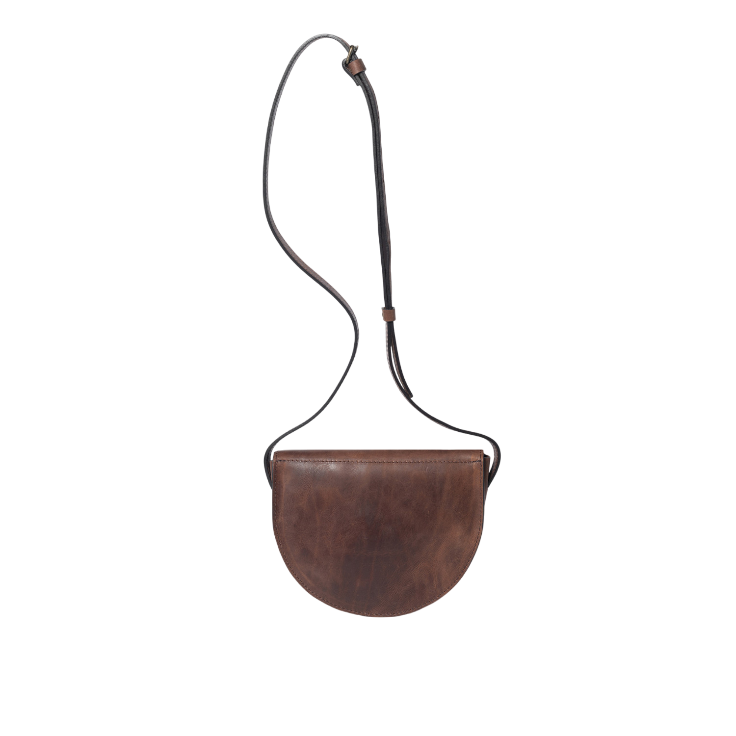 Crossbody Bag Halbrund Dark-Brown