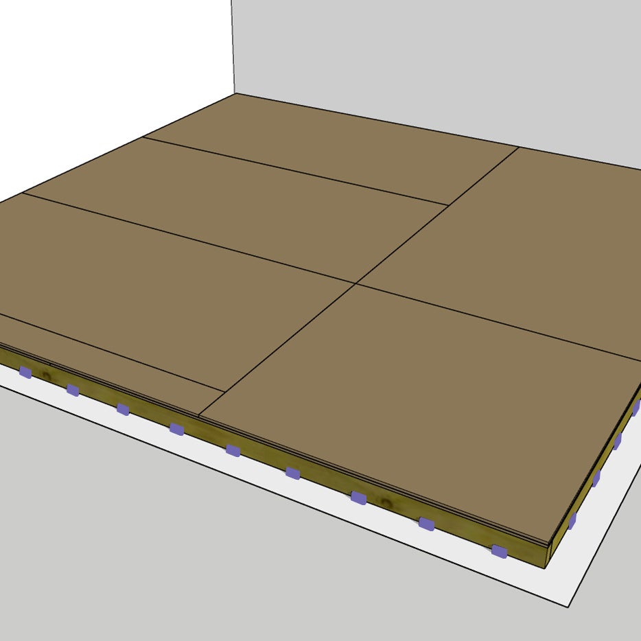 Auralex U-Boat Floor Floaters vloerisolatie (per stuk)