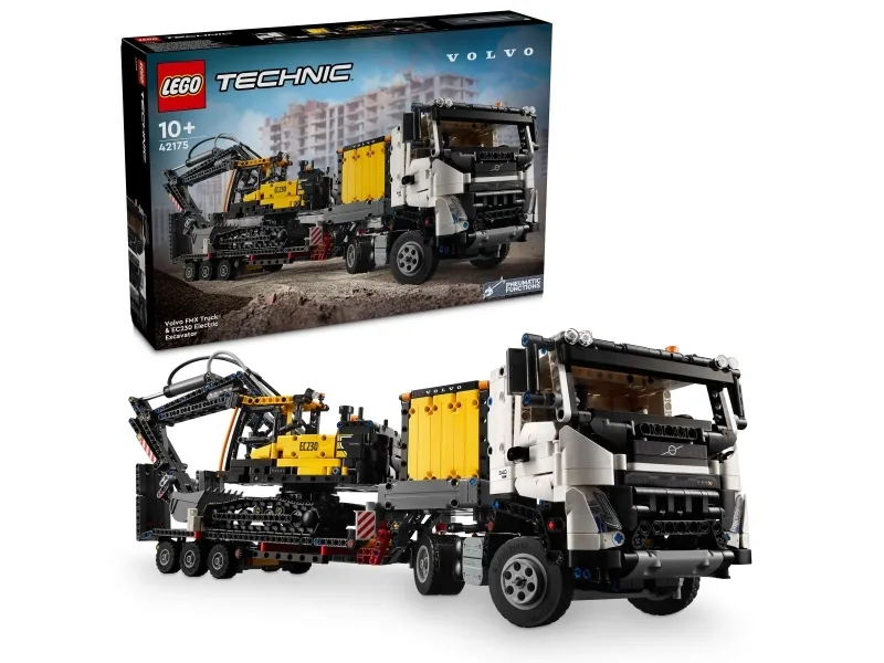 LEGO Technic 42175 Volvo FMX-lastbil og EC230 elektrisk gravemaskine