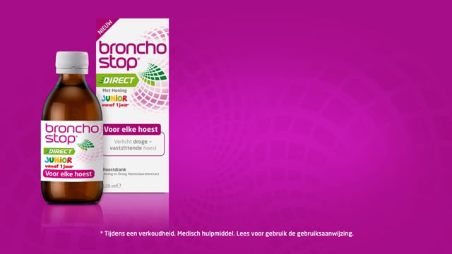 Bronchostop Direct met Honing Junior Hoestdrank 120ML