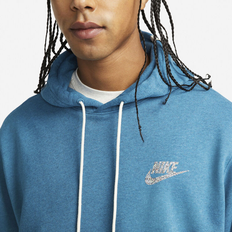 Nike Sportswear Revival Fleece Haettetroje Blå