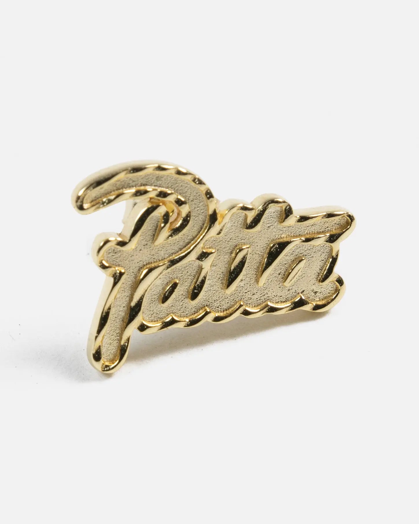 Patta Script Logo Plated Earring (Gold)