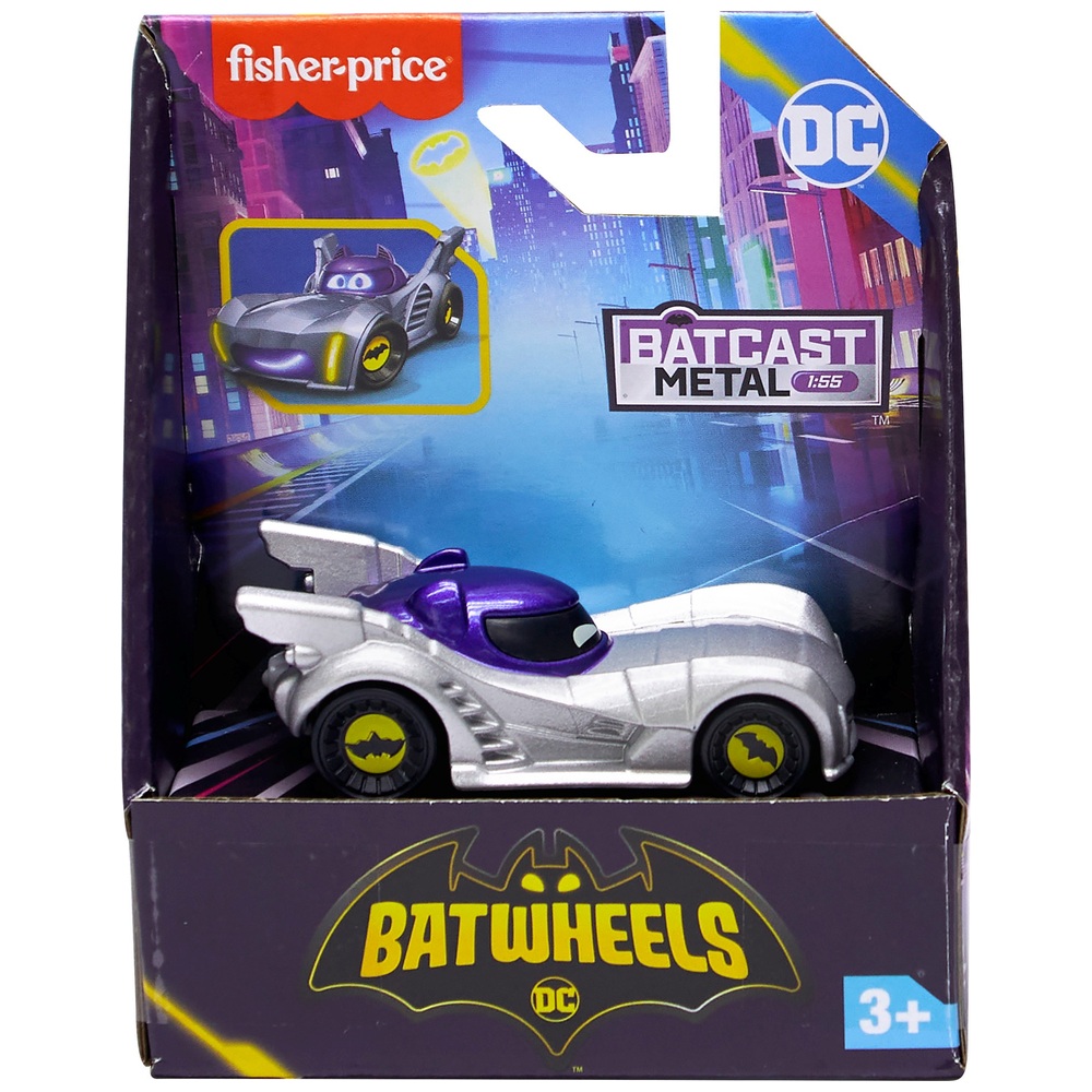 Fisher-Price DC Batwheels 1:55 Gepanzertes Batmobil aus Metall