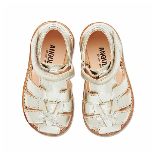Angulus 5019-101 Sandal, Champagne, 22