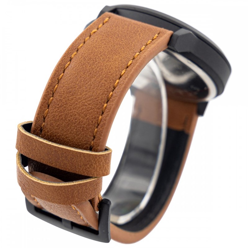 Montre Homme CHTIME bracelet Cuir Marron