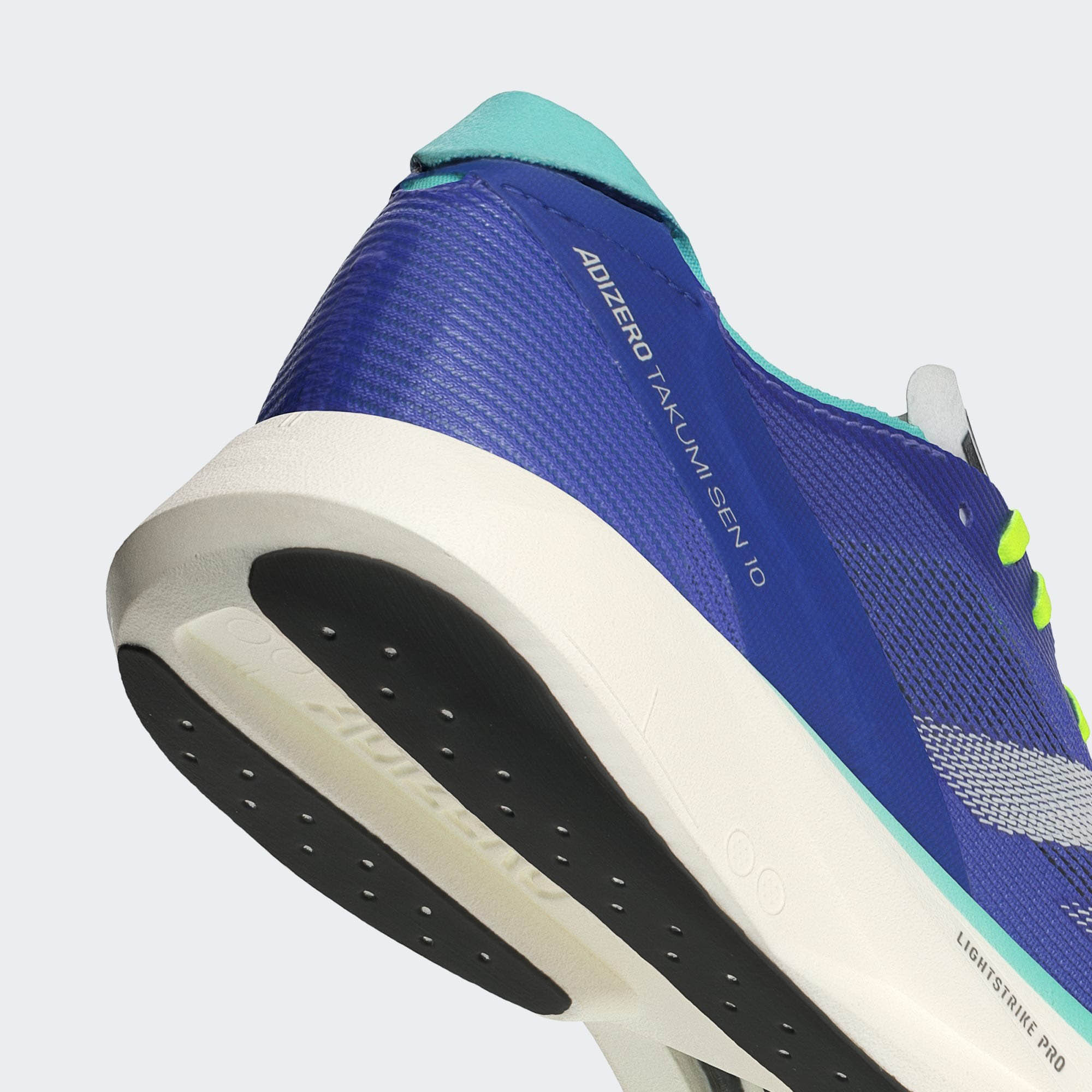 Adizero Takumi Sen 10 Dame Cobalt Blue/Zero Metallic/Lucid Lemon