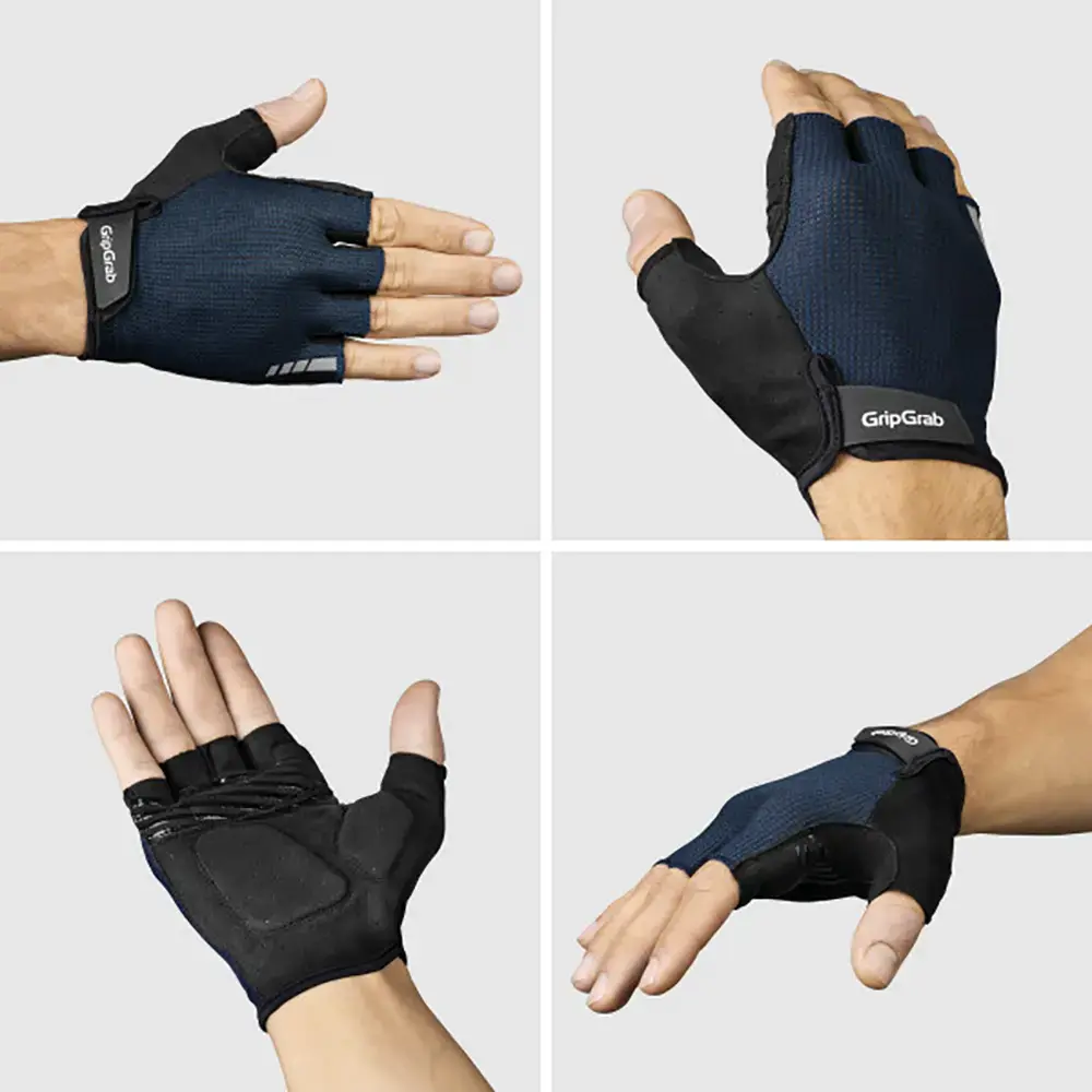 GripGrab EXPLR RC Max Padded Zomer Fietshandschoenen Donkerblauw
