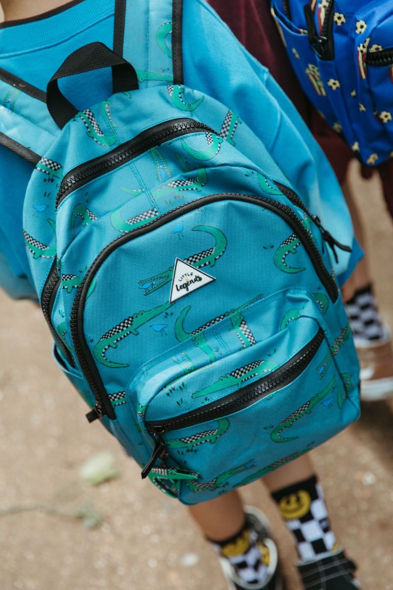 Little Legends Backpack L Croco Checkerboard