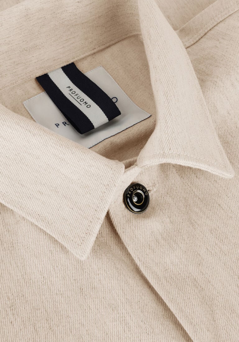 PROFUOMO beige profuomo overshirt ppuf10002