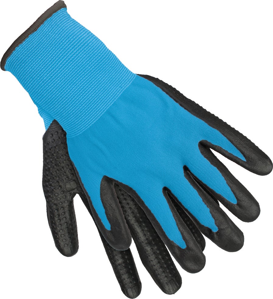 Intratuin tuinhandschoenen maat S foam/nitrile blauw