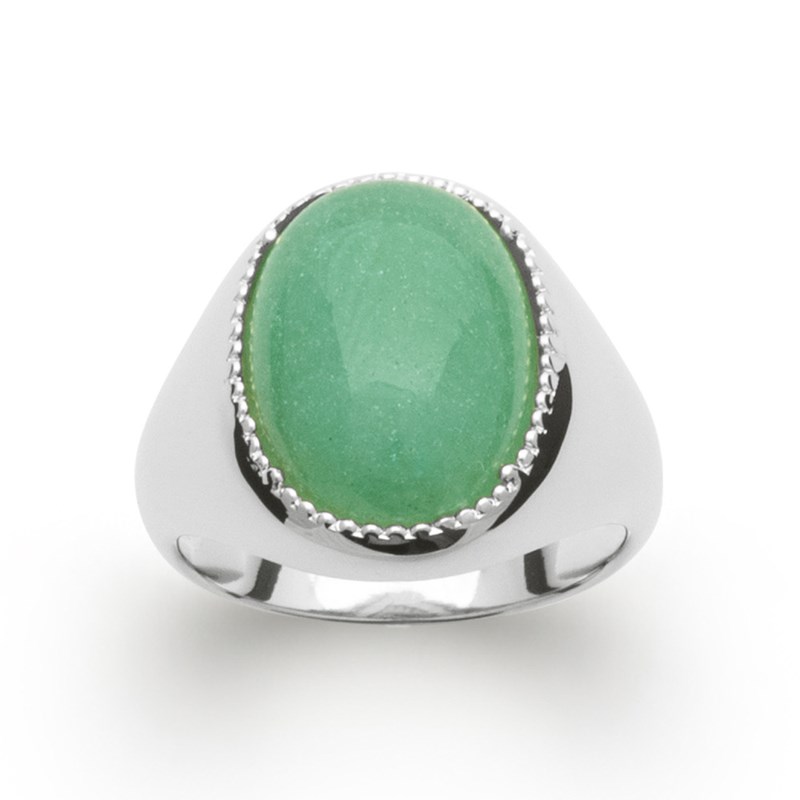 Bague Femme - Argent 925 - Aventurine