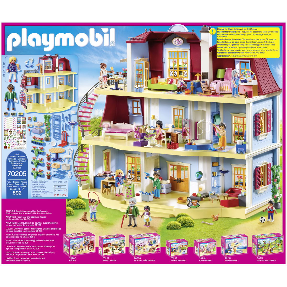 PLAYMOBILPLAYMOBIL   Dollhouse 70205 Mein Grosses Puppenhaus