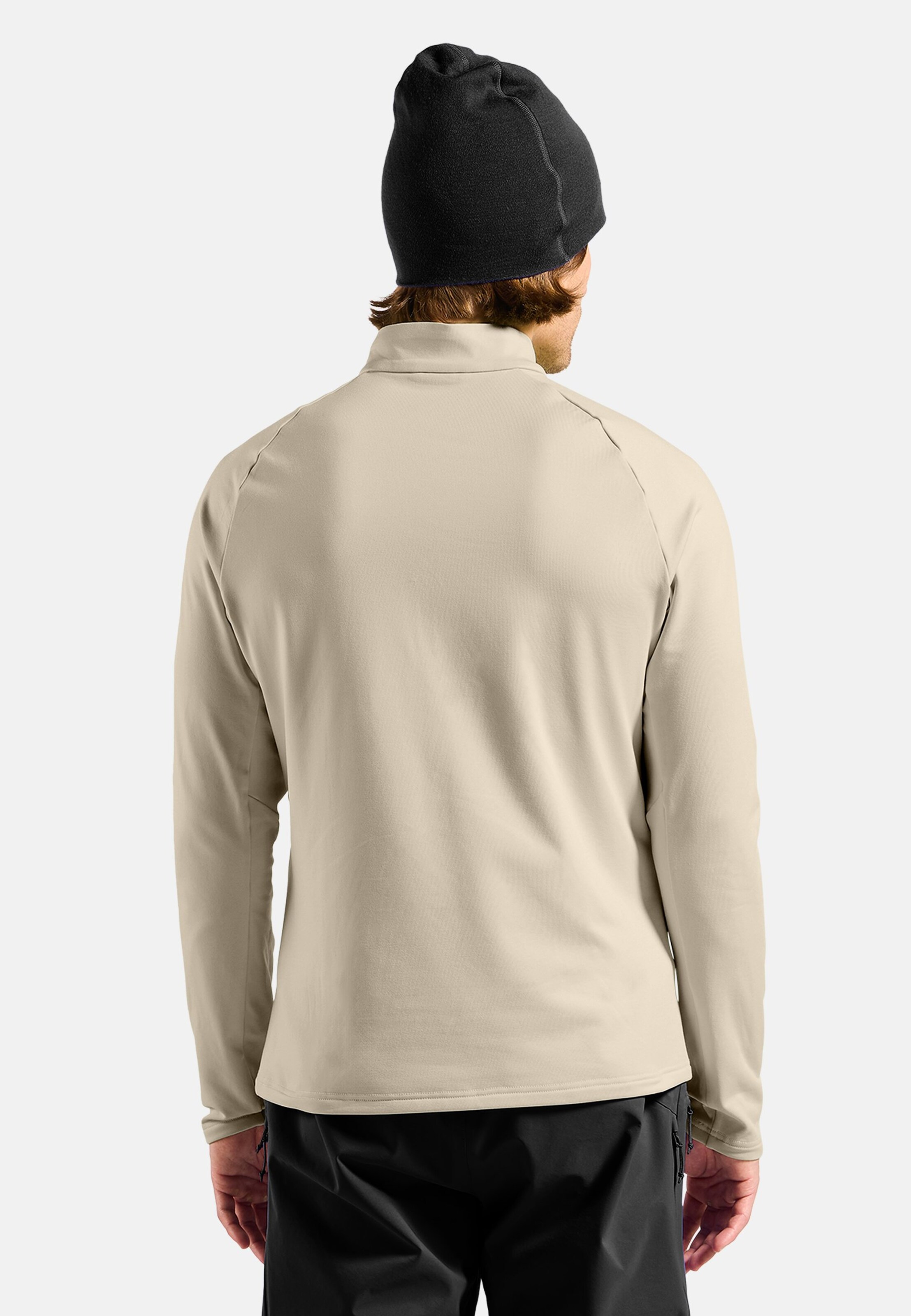 Essentials Light Mid Layer mit Halbreissverschluss in agate gray