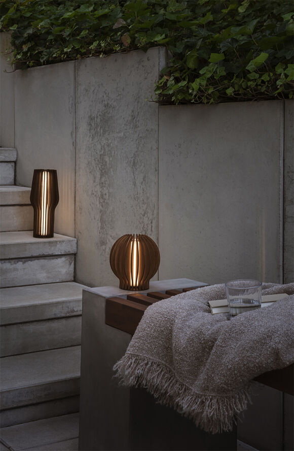 Eva Solo Radiant rund LED lampe Oak Oak