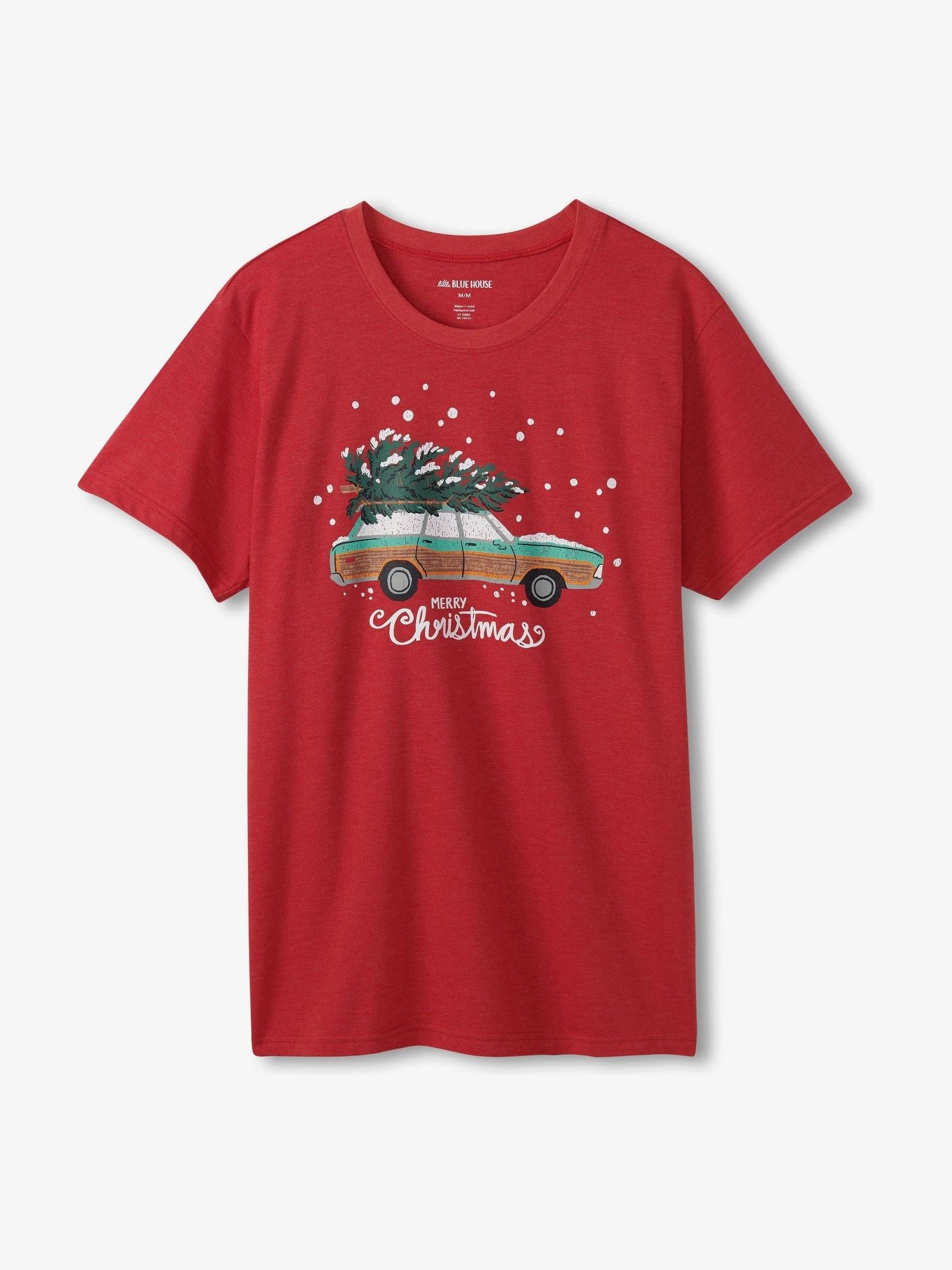 Hatley Red Merry Christmas Pyjama Top
