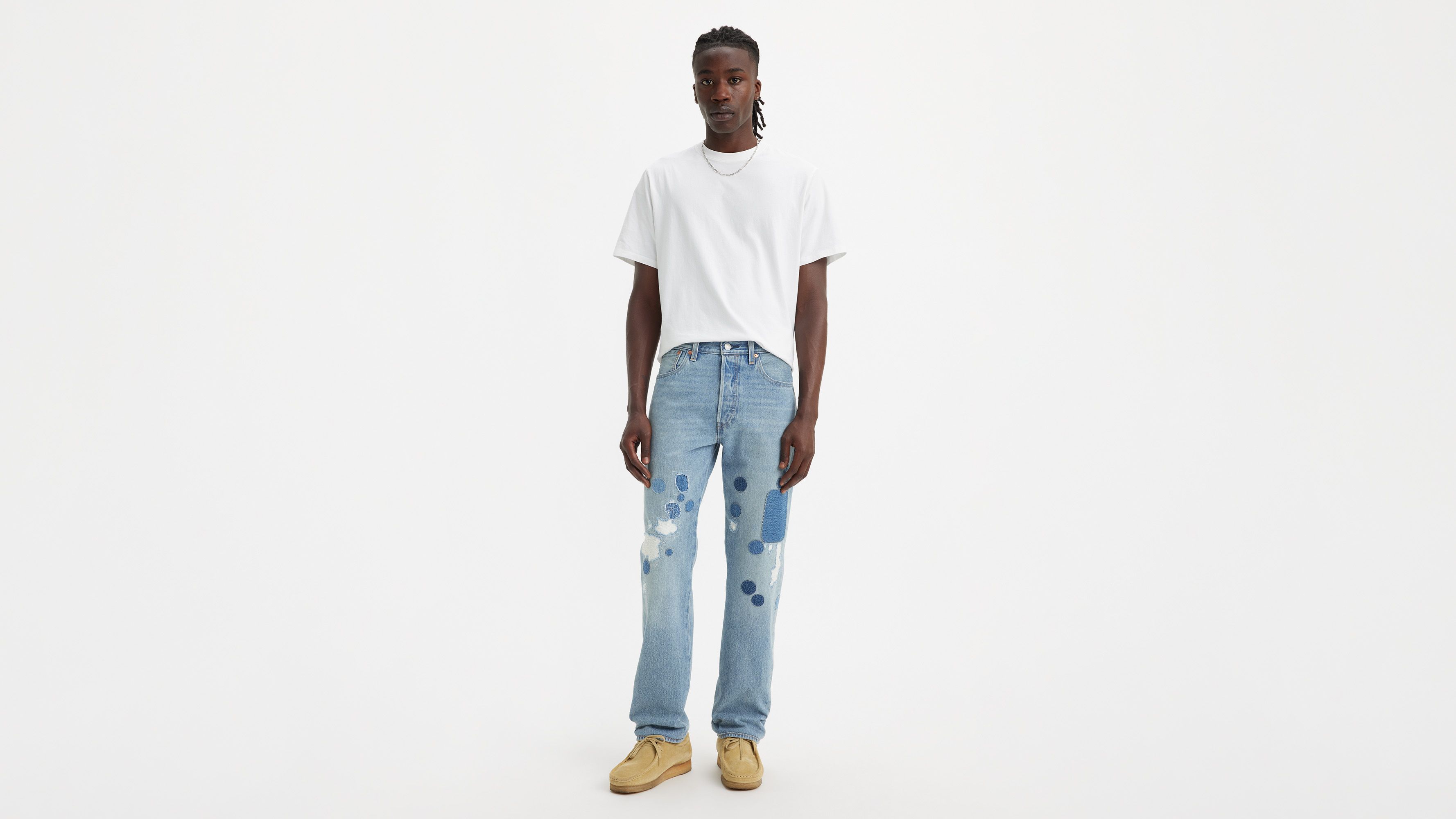 Levi's® jean 501® Original - Chateau Destructed - Bleu