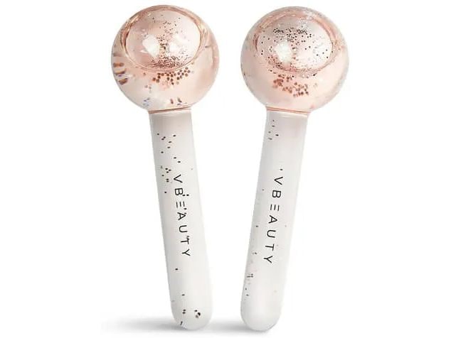 VBEAUTY Ice Globes Set Innovatives Massage-Tool aus hochwertigem Glas