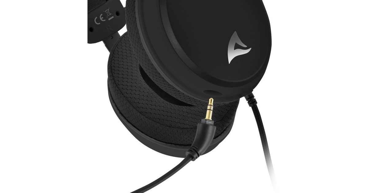 SharkoonSKILLER SGH25 over-ear gaming headset  (Zwart, Pc, PlayStation 5, Xbox Series X|S)