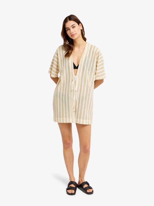 Moana Story Kimono léger Beige Femme