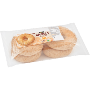 Jumbo Bagel Sesam 4 Stuks
