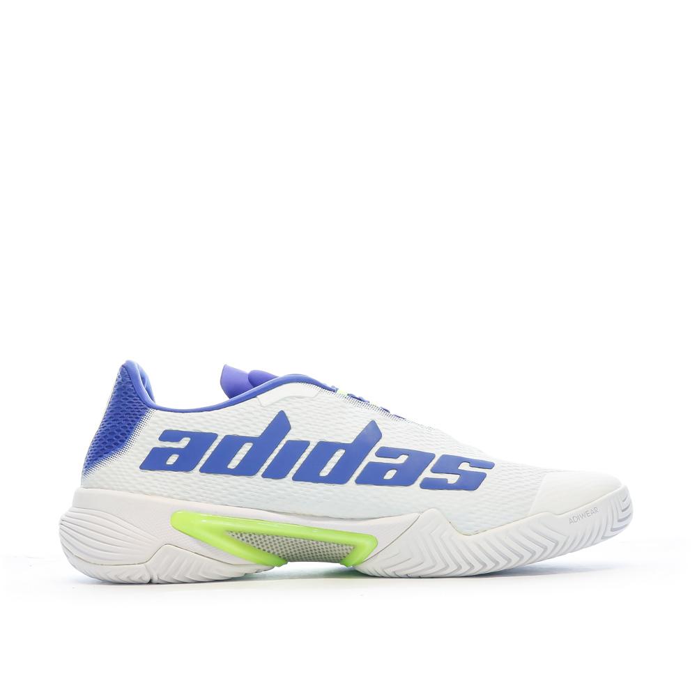 Adidas Chaussures de tennis Blanc/Bleu Homme Adidas Barricade