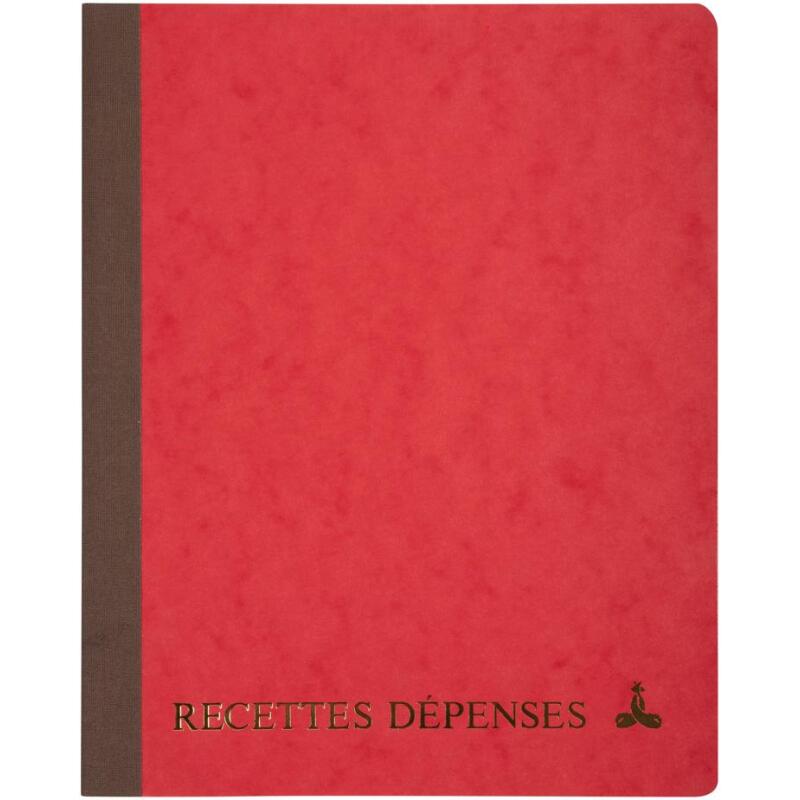 Piqûre 220X170 Recettes-dépenses 80 pages - Couleurs assorties