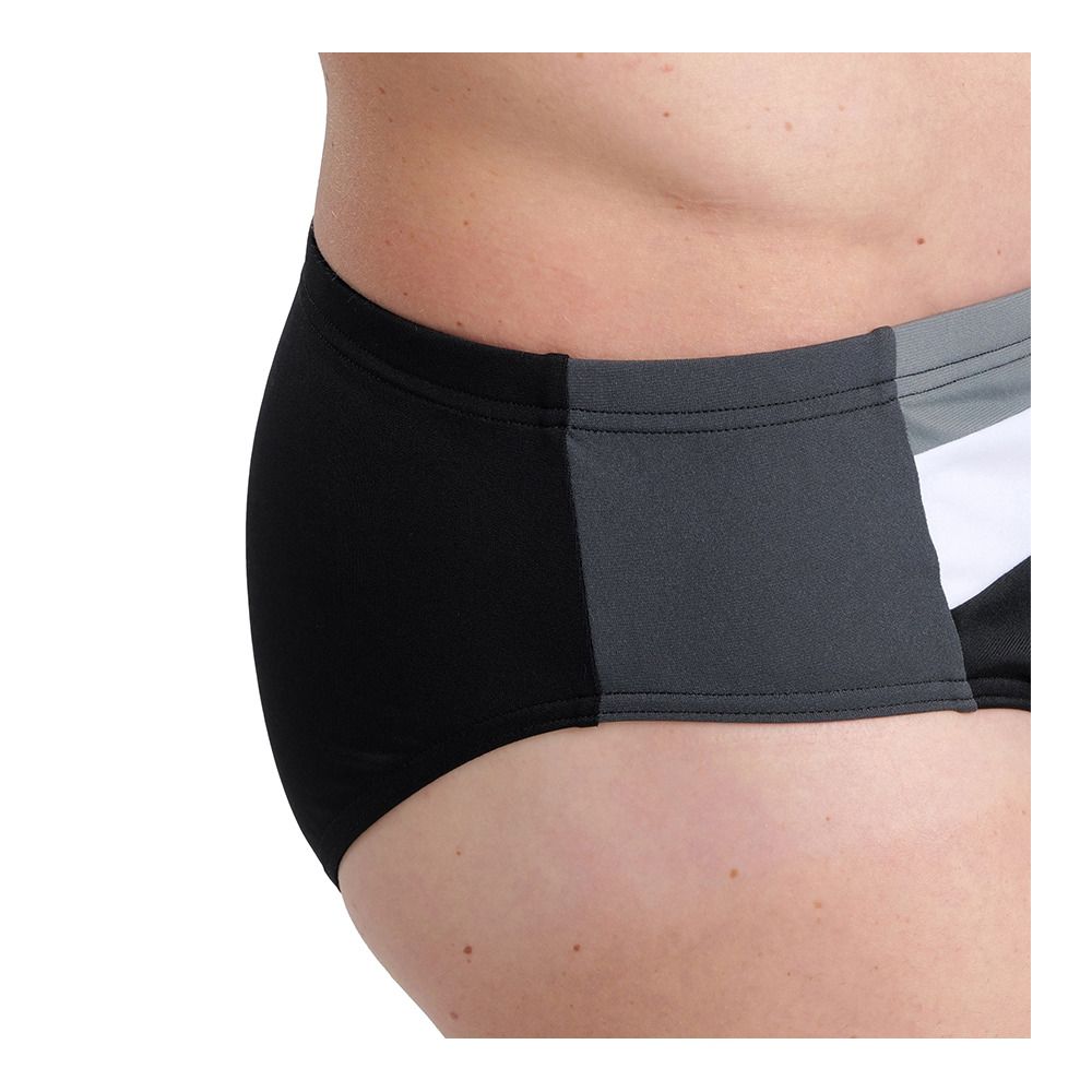 Arena ICONS - Slip de bain Homme black/asphalt/ardesia