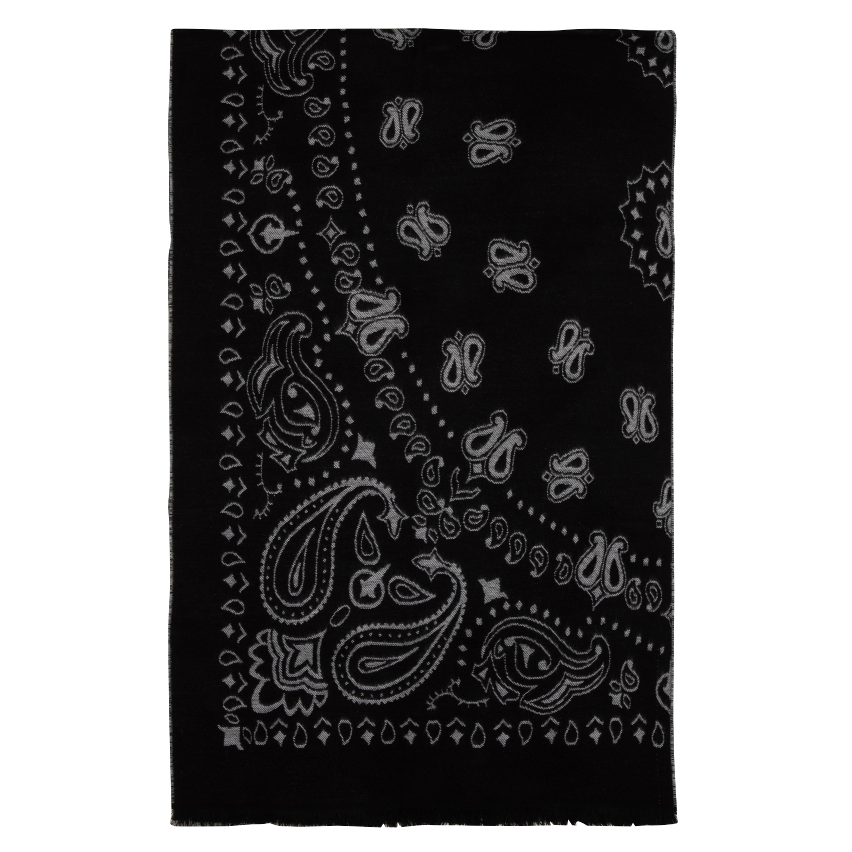 Echarpe imprimée | Noir