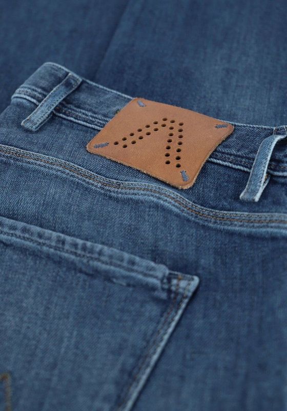 Alberto - Slim Organic Denim Dark Blue - Heren Slim-fit