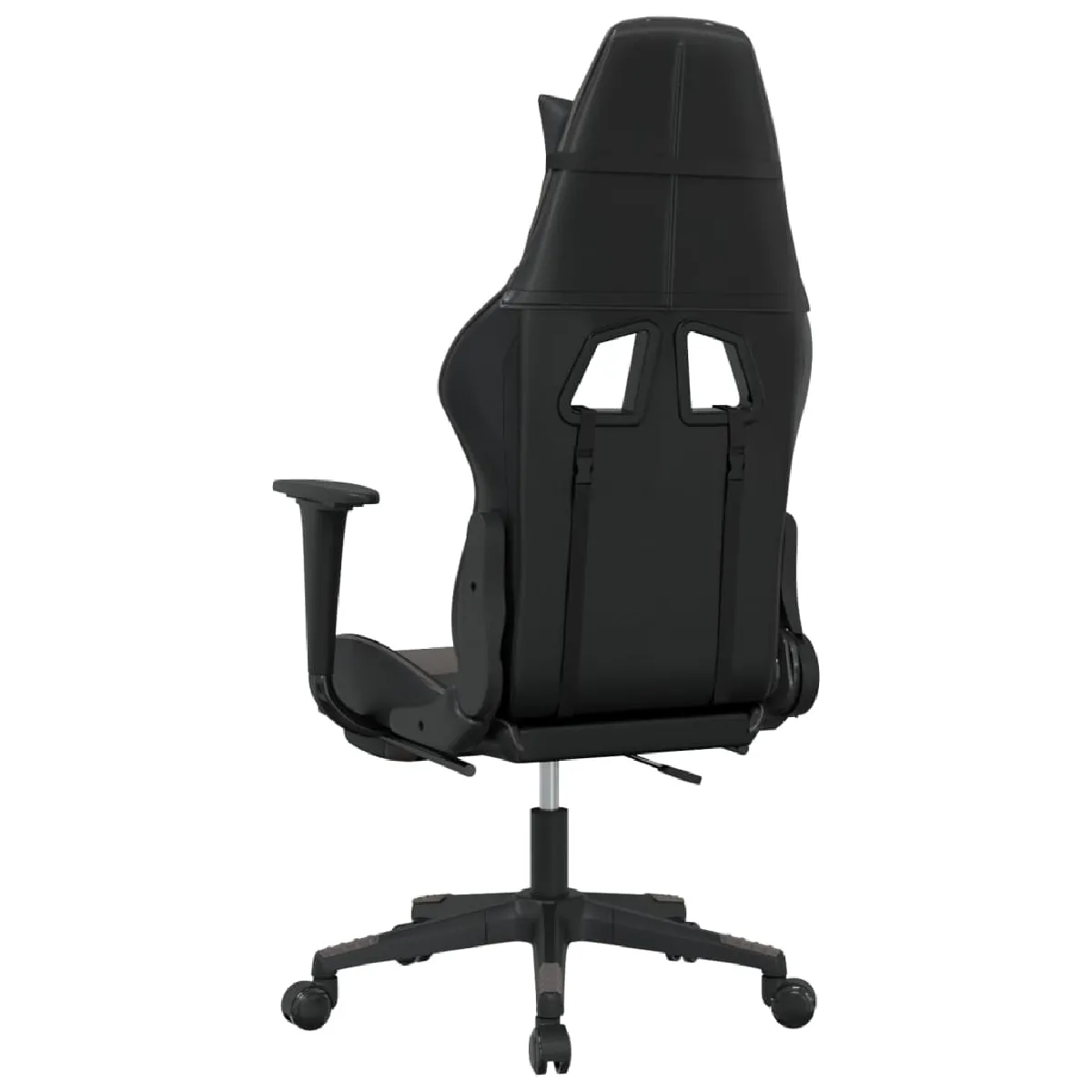 vidaXL Chaise de jeu - Noir/Gris