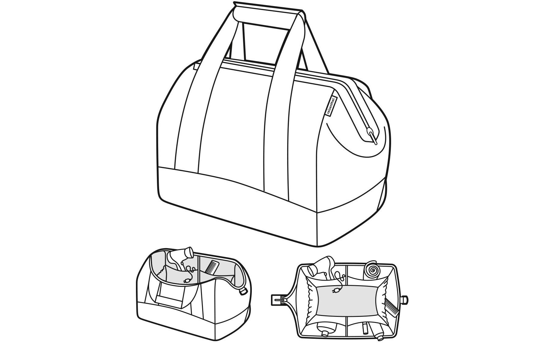 Umhängetasche Allrounder M Op-ArtSchultertasche