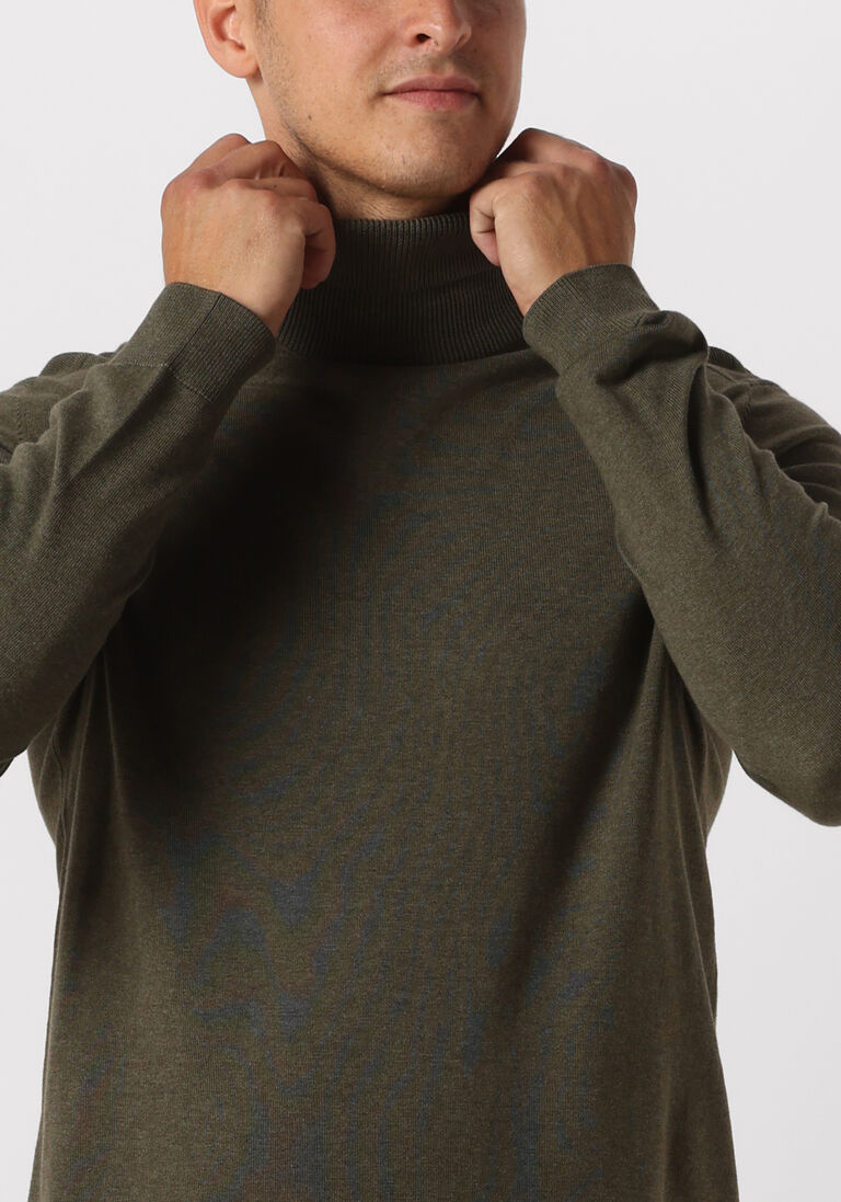 SELECTED HOMME donkergroene selected homme coltrui slhberg roll neck b