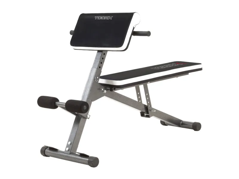 Toorx WBX-40, Justerbar vægttræningsbænk, Motionscenter, Hjem, Stål, Sort, 715 mm, 1390 mm