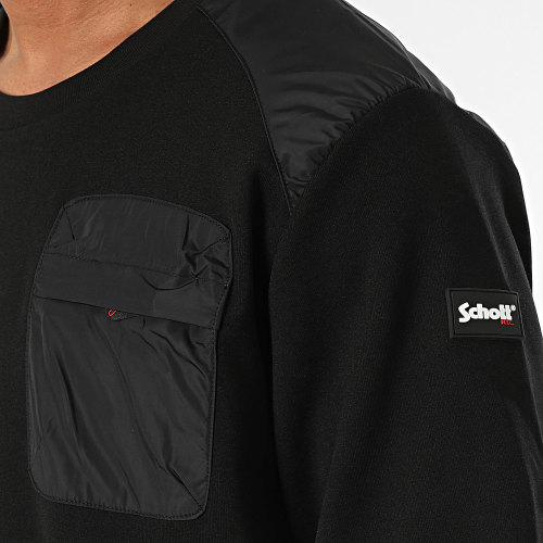Sweat Crewneck Poche Redsilvere Noir