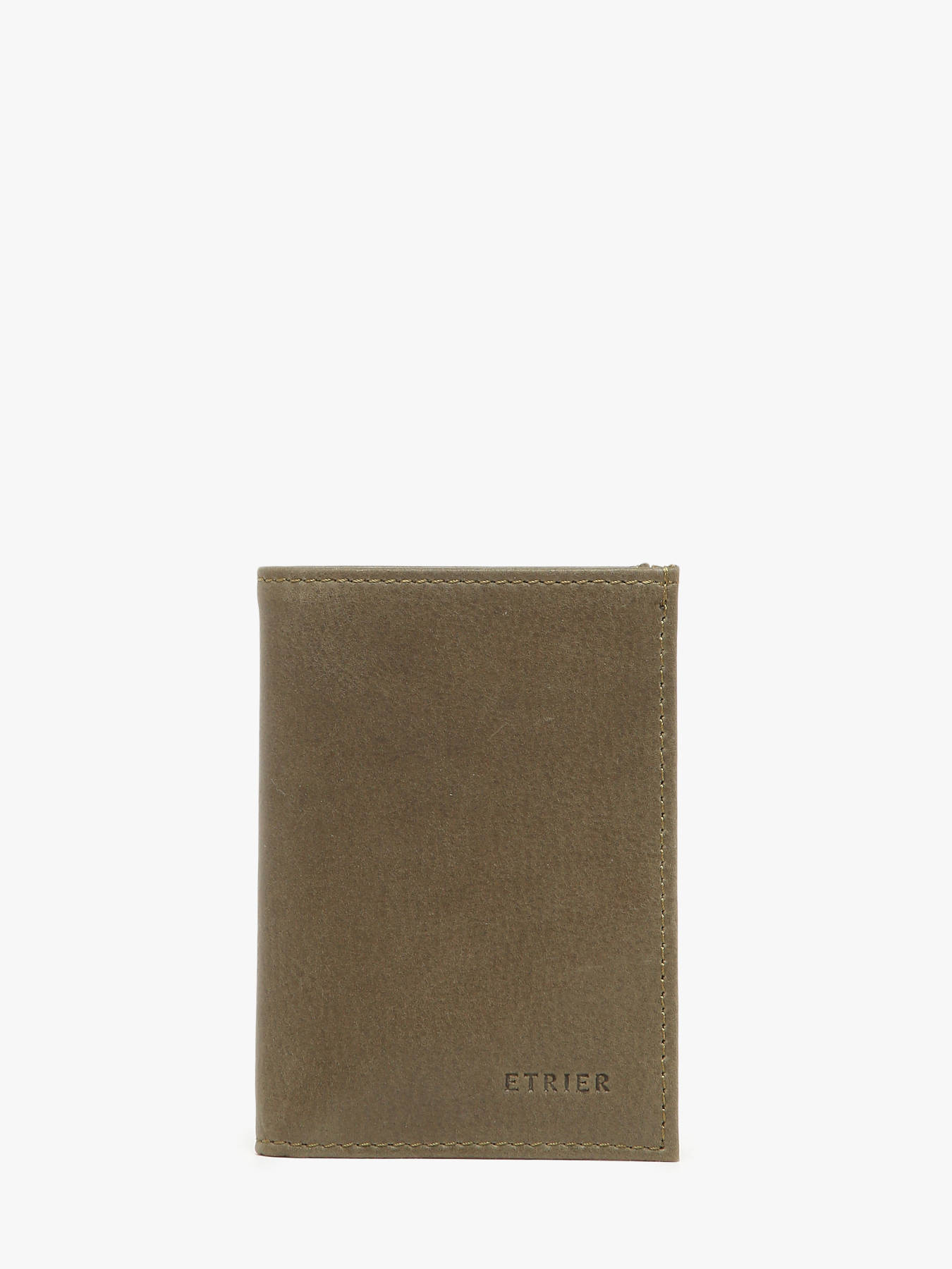 Portefeuille porte-monnaie Oil cuir ETRIER