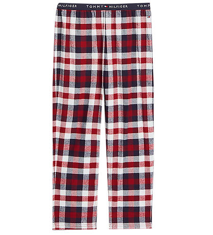 Tommy Hilfiger Natt?j - 2-delt - Desert Sky/Heritage Plaid Rouge