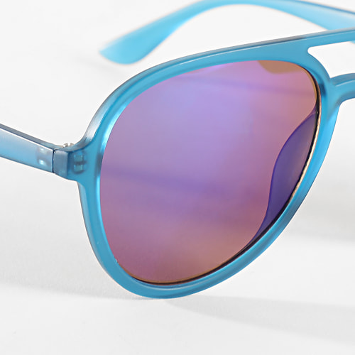 Lunettes De Soleil Bleu Miroir