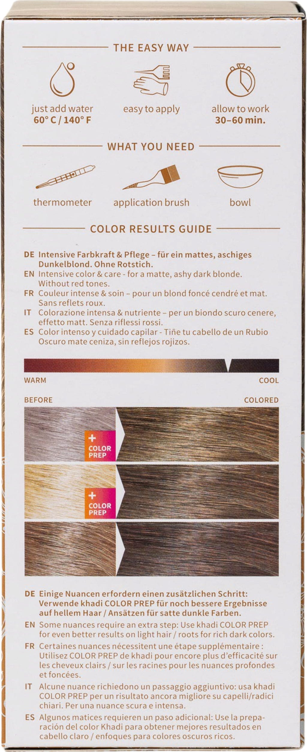 Khadi®  Pflanzenhaarfarbe Dunkelblond, 100 g