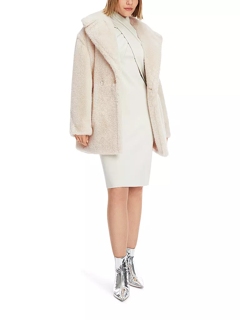 MARC CAIN  Parka in Felloptik grau