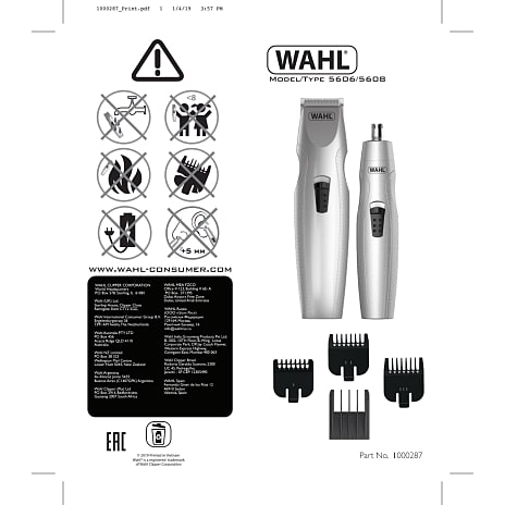 WAHL trimmersæt COMBO