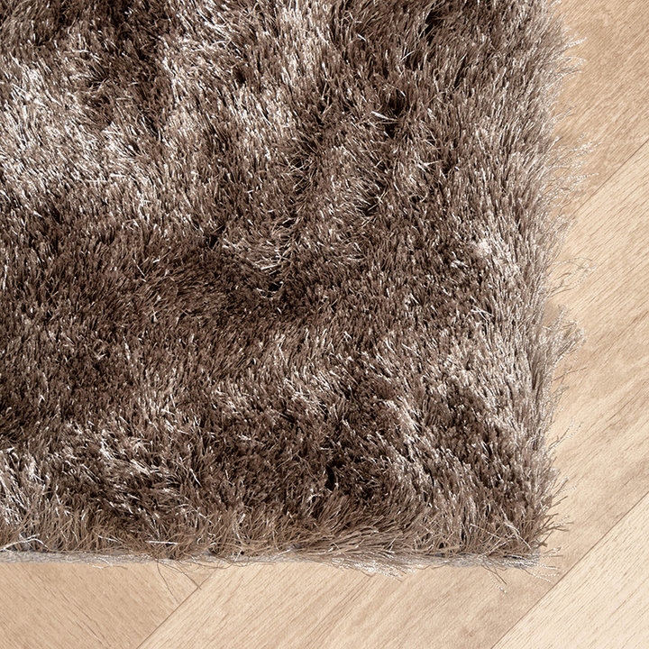 Hoogpolig vloerkleed - Glorious Zilver/Grijs | Luxe