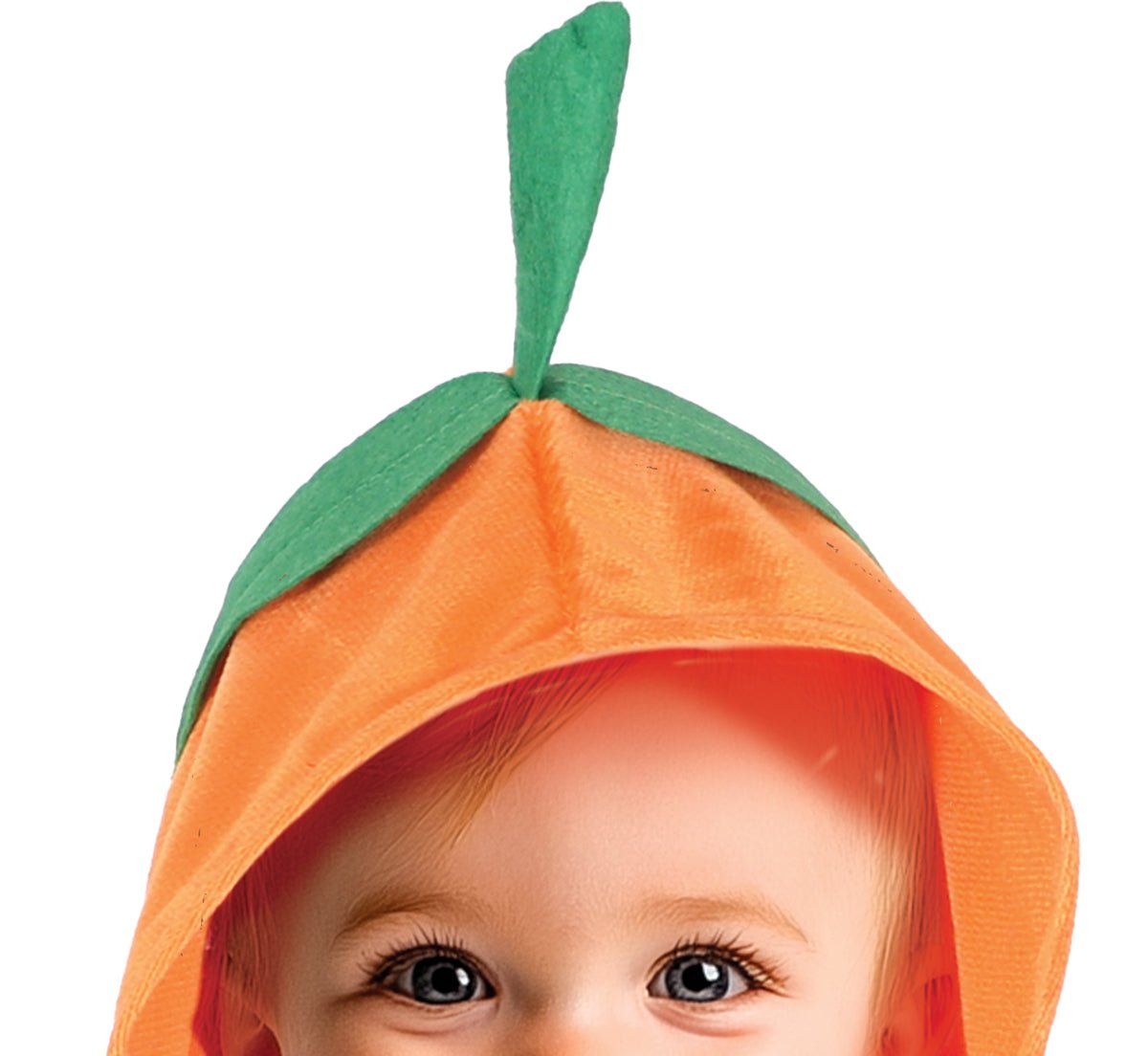 Halloween Poncho Baby Pompoen