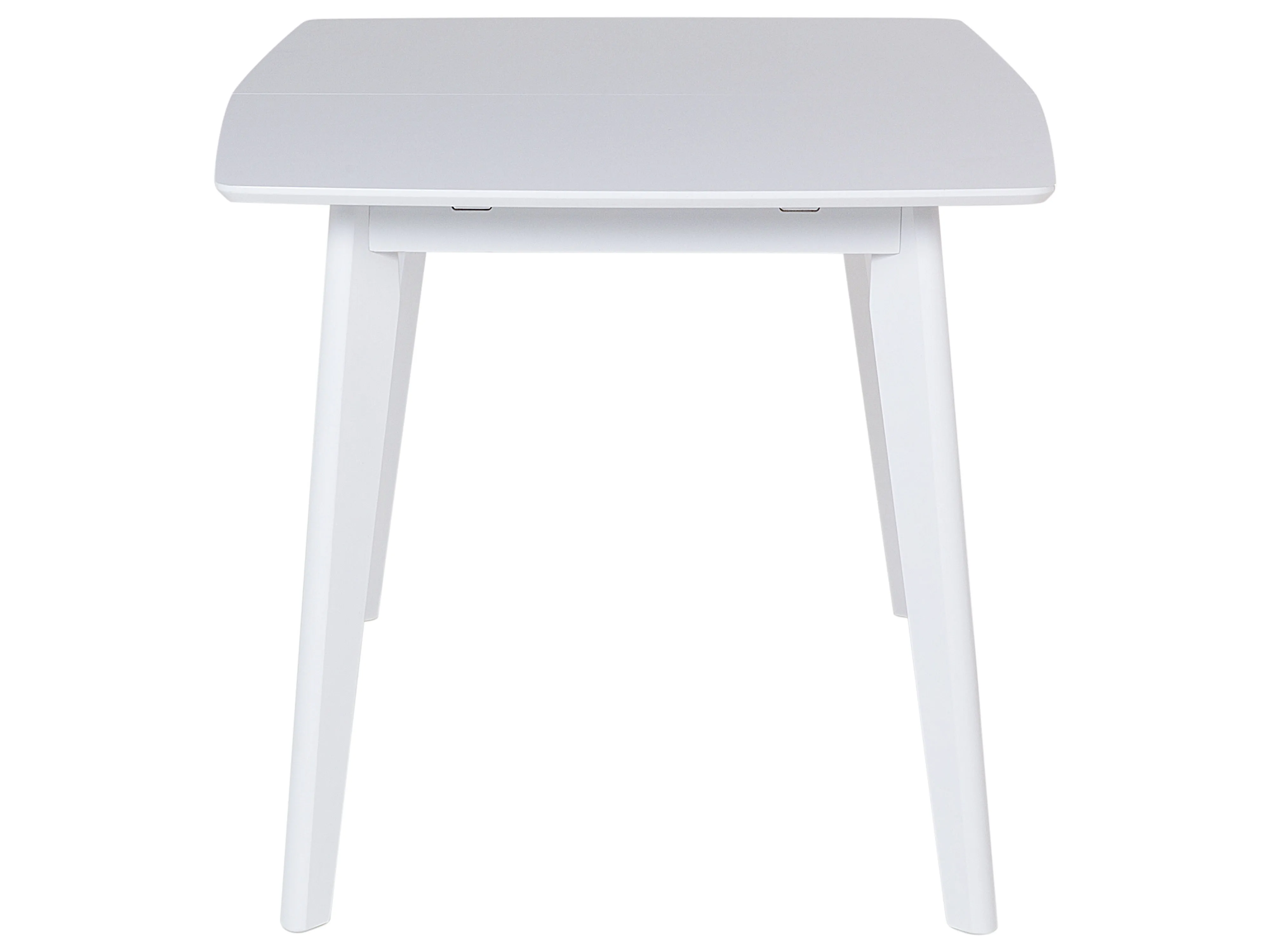 Eettafel uitschuifbaar SANFORD Wit 90 cm 150/195 cm