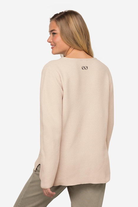 Pullover, oversized, Schriftzüge, Langarm