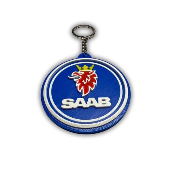 Nøkkelring nøkkelring emblem tilbehør til Saab