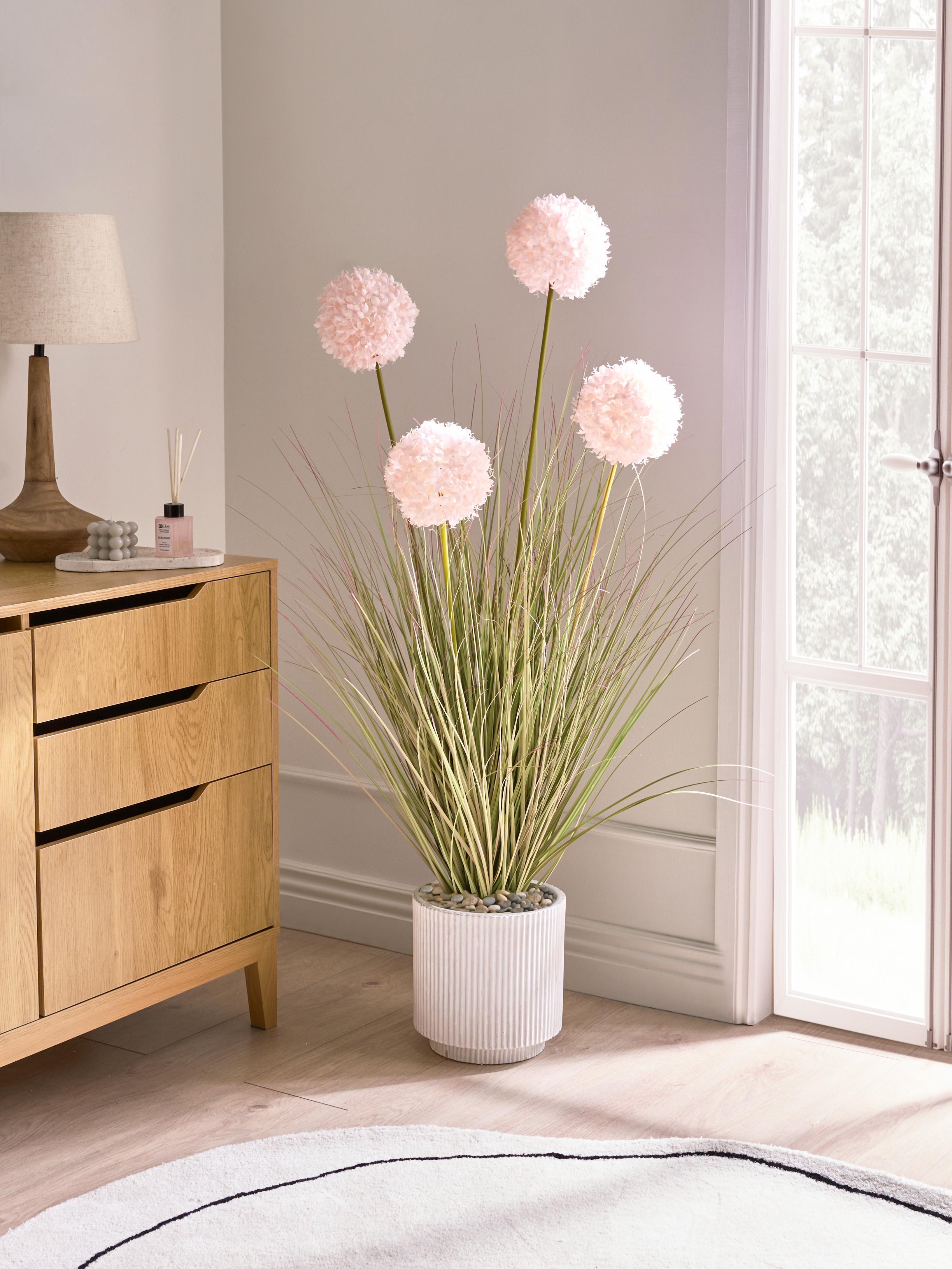 Kunstplant SNOWBALL BUSH 120 cm Roze